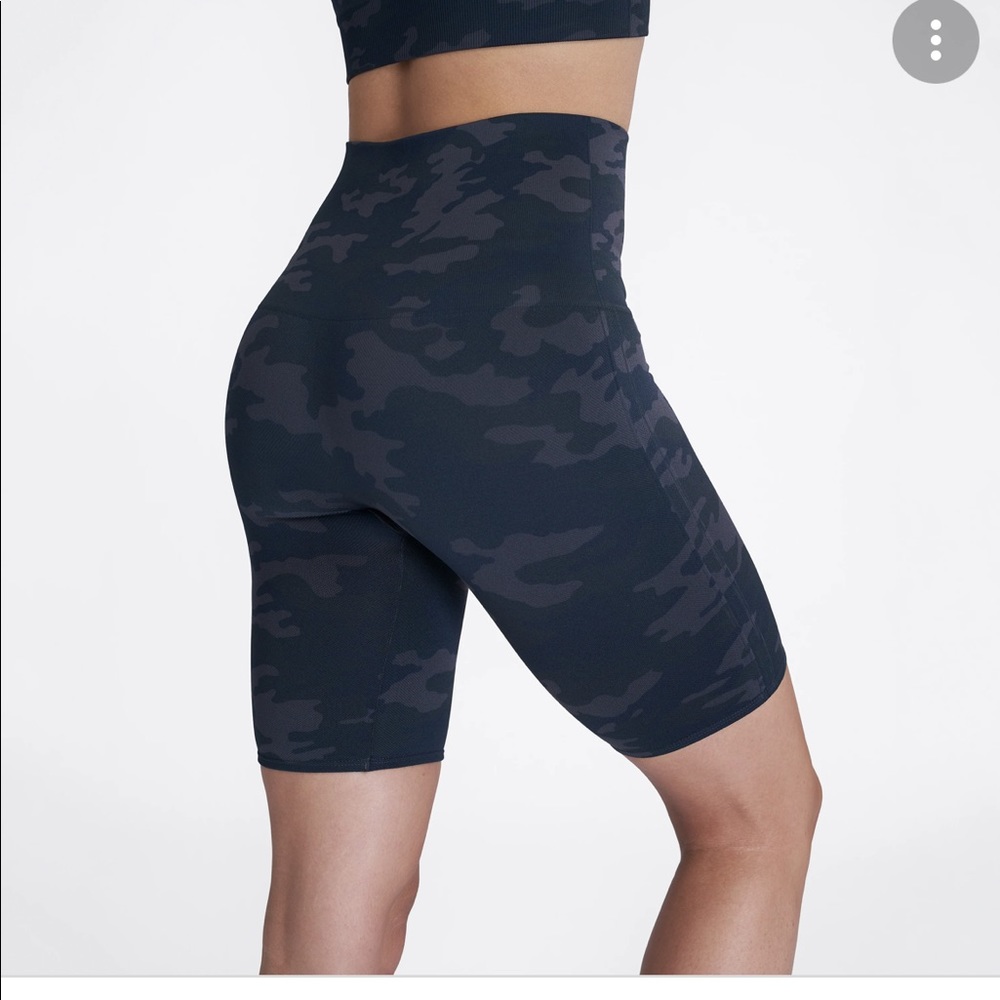 Spanx workout camo shorts